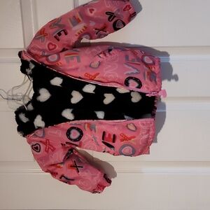 01-Betsey Johnson 2T Reversible Coat Jacket